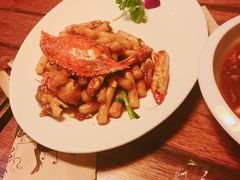 梭子蟹炒年糕-章吴记喜瑞餐厅(东东城店)