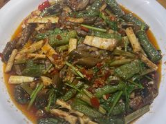 泡豇豆煸脆鳝-田园印象·成都土菜院子(华阳店)