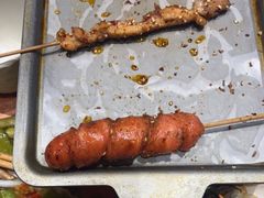 烤台湾香肠-木屋烧烤(南新店)