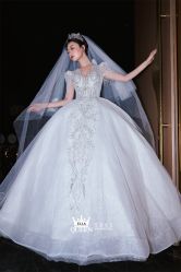 点击看大图 -艾拉·女王婚纱礼服馆