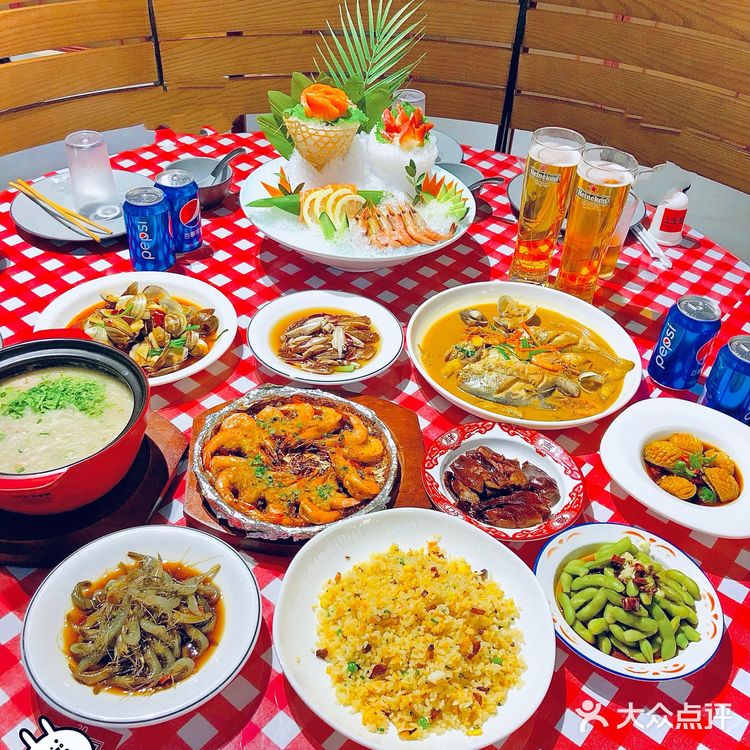 🎺定西路新开刘文圣海鲜大排档帝王蟹199元/斤[胜利]