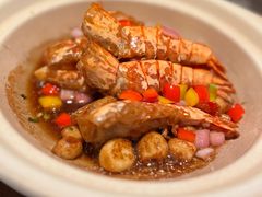 砂锅焗竹节虾-炳胜私厨(万象前海店)