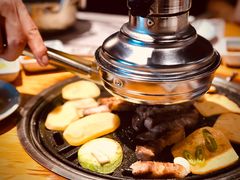 蔬菜拼盘-唯成•韩国炭火烤肉 유성고기