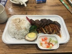 牛展豉油鸡双拼饭-霸道川面馆(张江店)