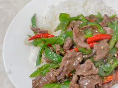 指天椒牛肉饭-好好滋味茶餐厅