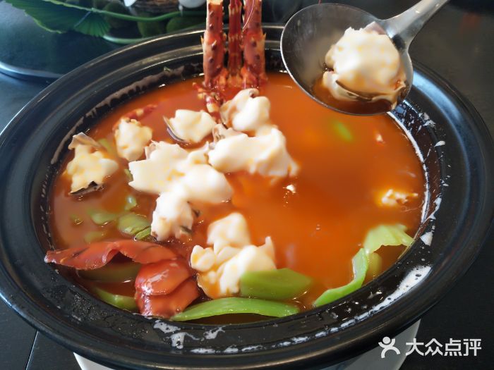 佳丽海鲜大酒楼(环岛路店)虾汤芥菜焗龙虾图片