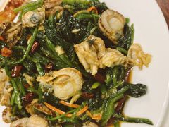 菠菜拌扇贝-私房小厨(康城路店)