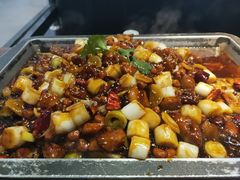 宫保鸡丁烤鱼（清江鱼/斤）-锦尚阁烤鱼(望京新荟城店)