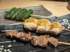 烤秋葵-人间酒暖·Go blanc·烧鸟·深夜食堂(陆家嘴店)
