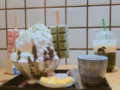 日式抹茶生乳かき氷-WONDER ICE 萬得冰田(建設路总店)