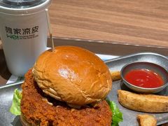 招牌炸鸡三明治-魏斯理汉堡(西安沣东吾悦店)