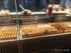 面包甜点陈列柜-泸溪河桃酥(长乐路店)