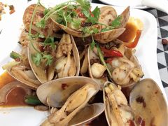 爆炒花甲-QQ海鲜餐厅