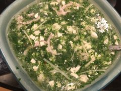 荠菜肉丝豆腐羹-新南华大酒店(广中店)