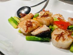 鼓椒澳带爆羊肚菌-木守西溪溪隐餐厅