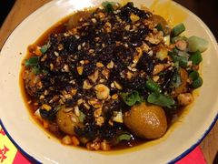 虎皮鹌鹑蛋-拈签一笑黄牛肉辣卤串串