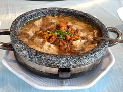 石锅海胆豆腐-渔港明珠酒店(星海广场店)