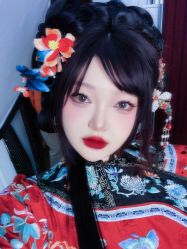 -后宫·古装汉服京剧儿童亲子全家福摄影