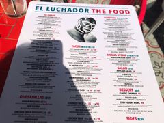 菜单-Luchador摔跤手墨西哥餐厅(恒宇广场店)