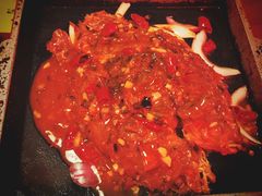 铁板酸豆角小黄鱼-我家小馆(江汉路店)