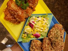 双拼炸鸡-怪兽炸鸡.轻沙拉(锦州店)