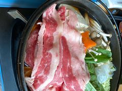 日式牛肉寿喜锅-王鼎精致料理铁板烧(世博源店)