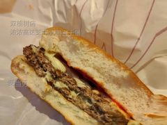 浓浓高达芝士双层吉士堡-麦当劳(双榆树店)