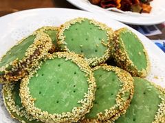 绿茶紫薯饼-晶渔坊·海鲜私房菜(东夷小镇店)
