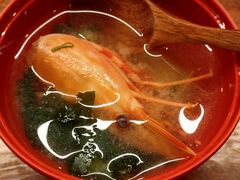 牡丹虾头味增汤-鮨清日本料理