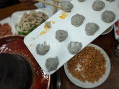 手工鲜虾滑-楼外楼肥羊木炭火锅居(乐群街店)