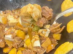-粘豆包柴火铁锅炖