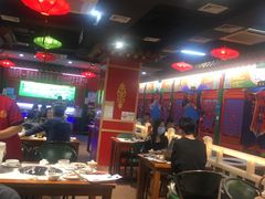 大堂-津门老羊家·铜锅涮羊肉·烧烤(科技园店)