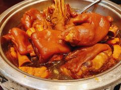 特色笋干焖猪手-万家宴海鲜大酒楼(五四路店)