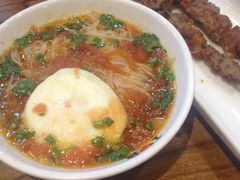 张爷爷酸汤面+羊肉串-西贝莜面村(当代商城店)
