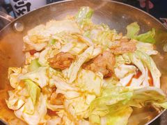 干锅包心菜-绿茶餐厅(天津天河城店)