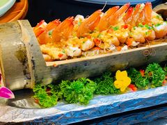 竹筒蒸鲜蒜银丝海虾-泛太平洋大酒店·海天楼中餐厅·粤菜