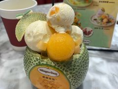 吃了个&nbsp;瓜&nbsp;外带冰激凌-哈根达斯(朝阳大悦城店)