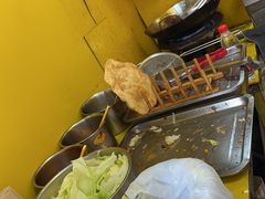 -小红车炸蛋葱油饼