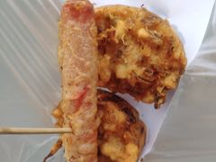 面拖火腿肠-阿婆油墩子(五里桥路188弄小区店)