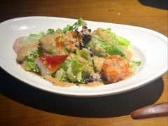 三文鱼沙拉-鸟鸣门屋台料理(金帝银泰店)