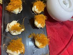 金丝梅奶虾球-万柳阁小馆·花园餐厅(龙潭湖店)