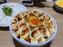 赤焰满铺三文鱼丼-二丁目食堂(浑南花园城店)