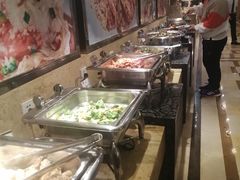 自助取餐区-芭菲盛宴·环球美食(锦城万达广场店)