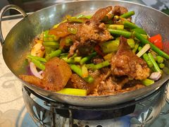干锅小炒黄牛肉-安徽土菜馆