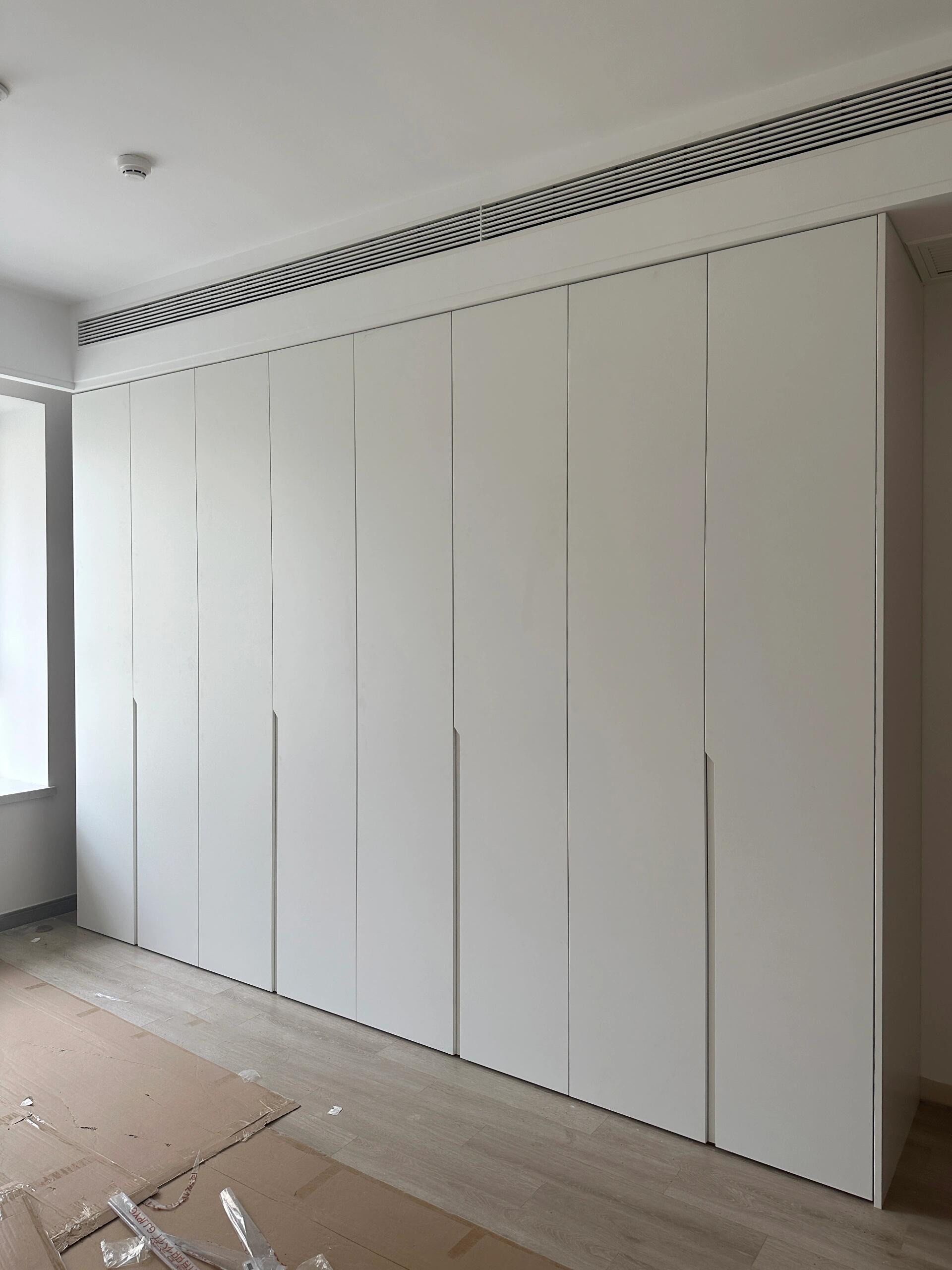 爱格板一门到顶衣柜,极简设计!