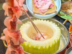 -得意咚瓜·顺德鱼生·冬瓜盅火锅