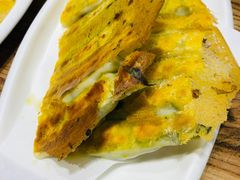 韭黄牛肉锅贴-海富荣·锅贴·陕菜家常菜(阳光城店)