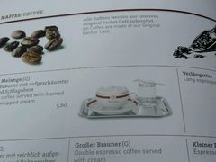 菜单-Cafe Sacher(WIEN)