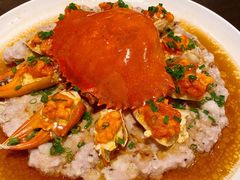 和乐蟹蒸手剁肉饼-广州文华东方酒店·江-由辉师傅主理