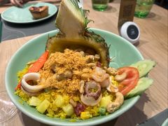 菠萝海鲜炒饭-mango tree芒果树泰国餐厅(青岛万象城店)